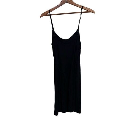 Cotton On Fitted Spaghetti Strap Sleeveless Mini Dress Black Size Medium - Picture 1 of 9